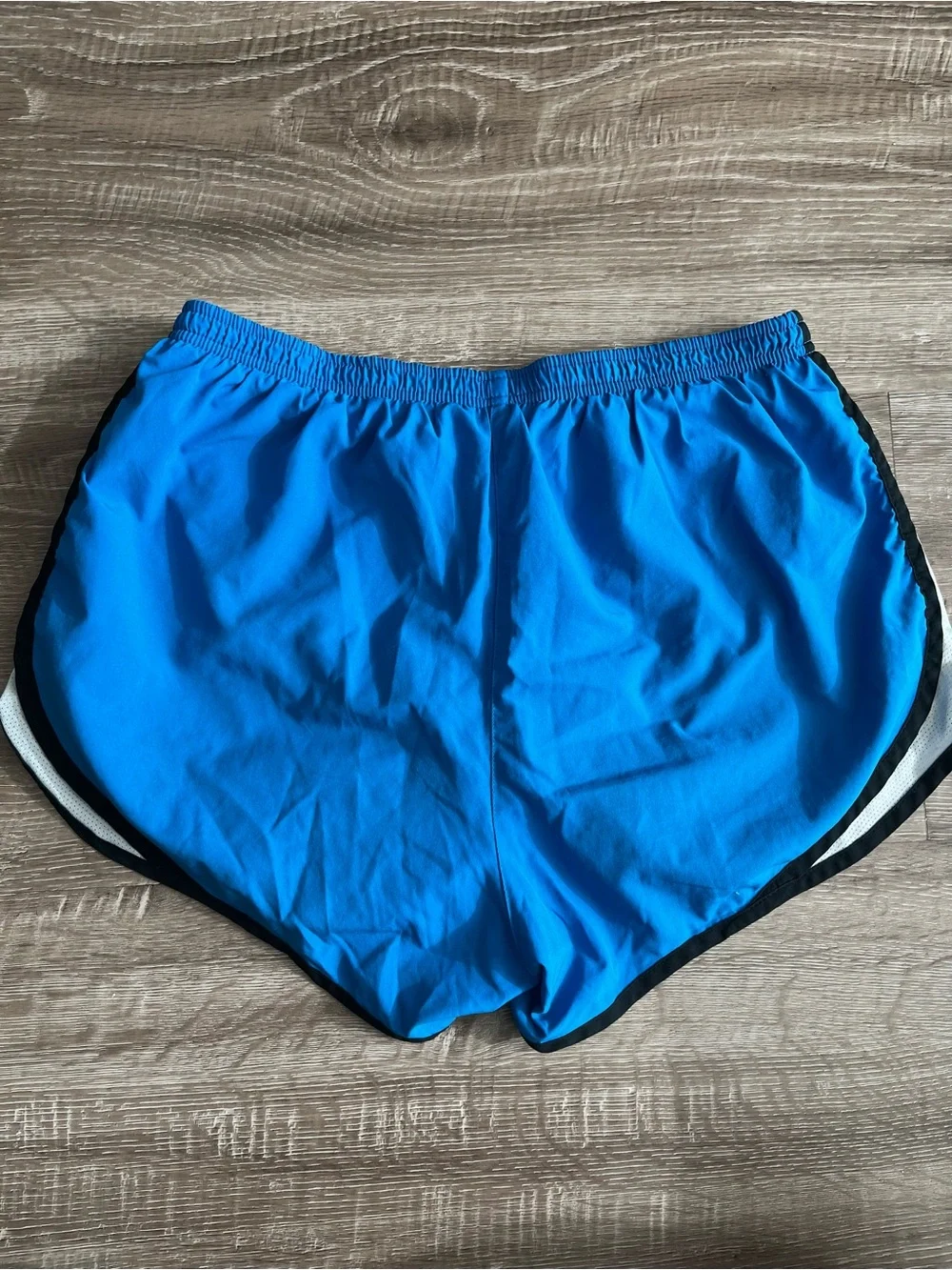 Nike Women’s Medium Tempo Running Shorts Bright Blue with Black Trim
